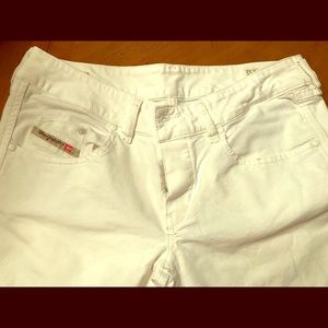 Diesel “Vixy” white jeans